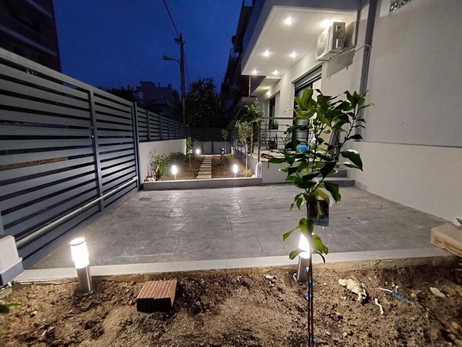 Floral Home 1 - Ground Floor Apt With Courtyard And Private Parking! Athena Bagian luar foto